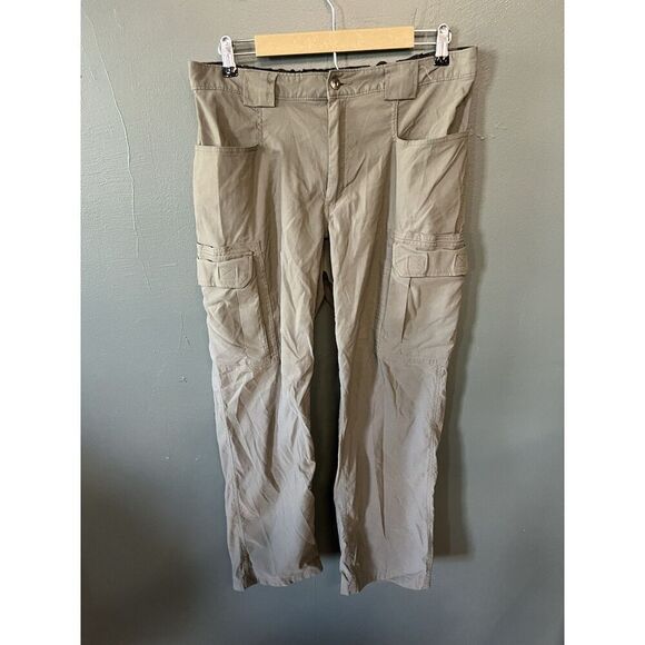Duluth Trading Co. Mens Beige Cargo Outdoor Hiking Pants Size Large x 30 - Picture 1 of 3